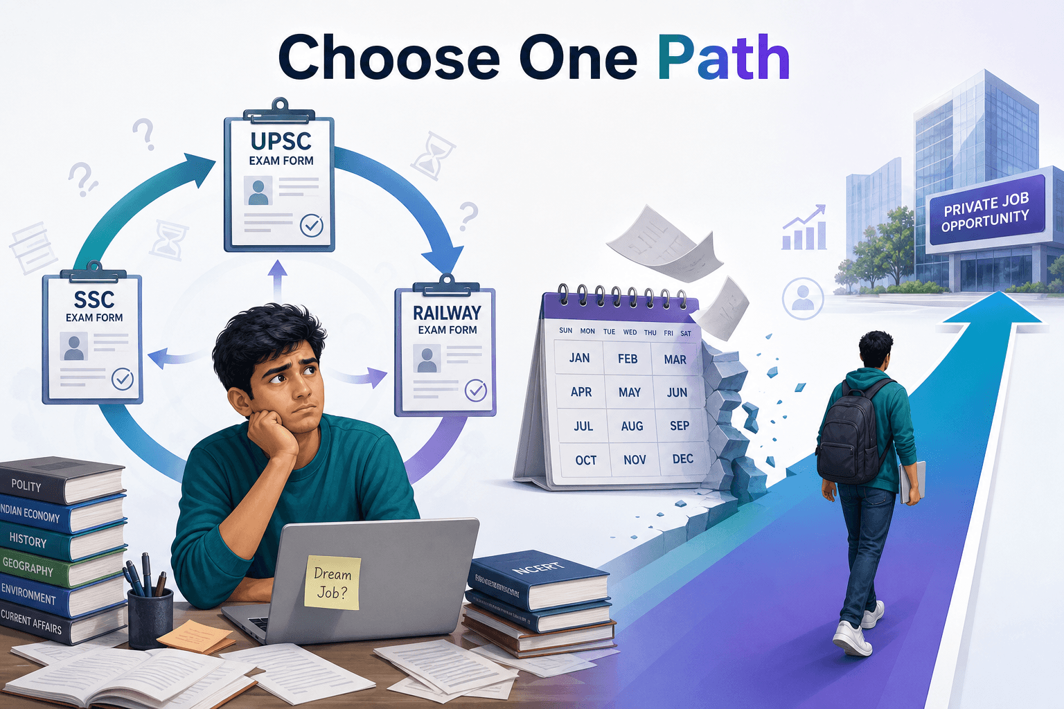 Sarkari exam loop se bahar nikal kar ek clear career decision lena