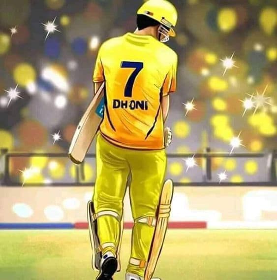 Dhoni iconic image