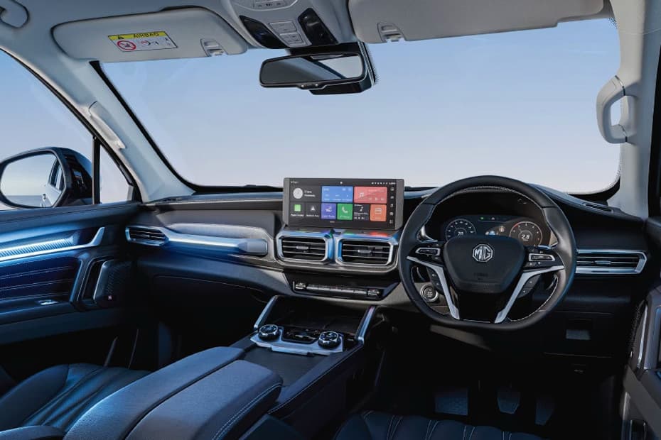 MG Majestor dashboard image