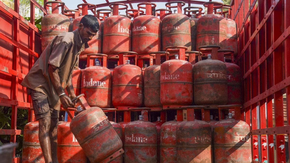 LPG cylinder stack image